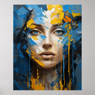 Poster menina ucraniana