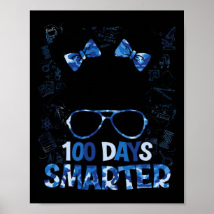 Poster Meninas 100 Dias Mais Inteligentes Cabelo De Ondas