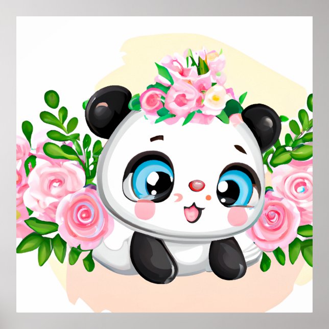 Poster Meninas bonitas Ursinho Panda (Frente)