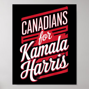 Poster Meninas Canadianas Bonitas Para Kamala Harris Cat 