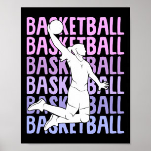 Poster Meninas de basquete