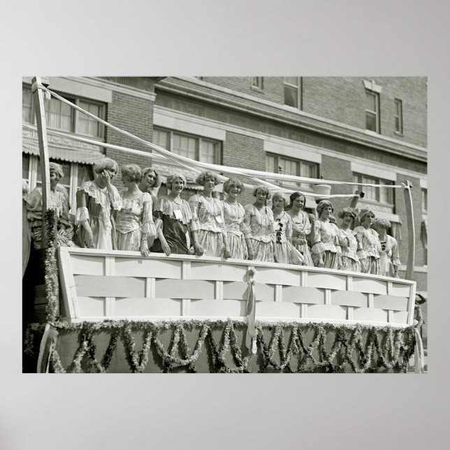 Poster Meninas de Flor de Maçã, 1925 (Frente)