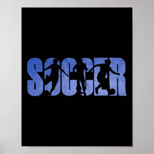 Poster Meninas de Futebol Jogadoras de Futebol Juvenil Es