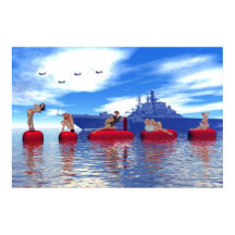 Meninas de Pin-up e Glamor com o Marinho