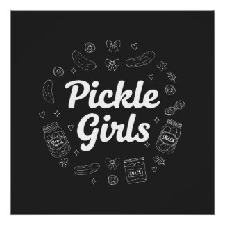 Pôster Meninas do Picles, Design de Citação de Amante