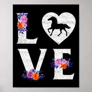 Poster Meninas do Prato de Cavalo Bonito As Mulheres Ador