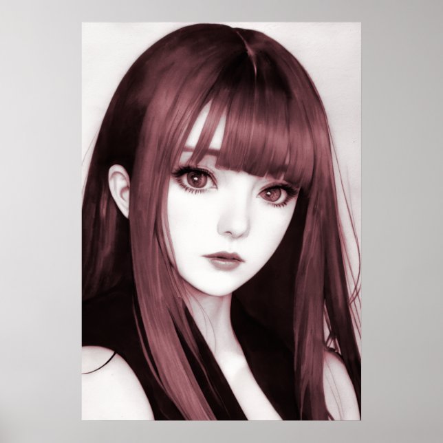 Poster Meninas Góticas #008: Beleza Eetérea (Frente)