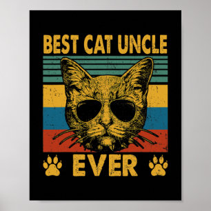 Poster Meninas Melhor Gato Tio Tio Tão Engraçado Pai De G