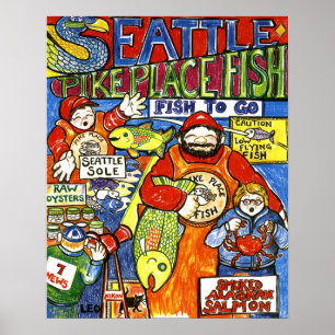 Poster Menino com caranguejo