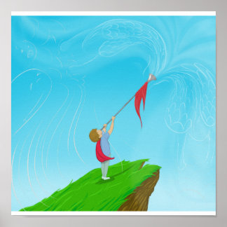 Poster Menino com Trompete