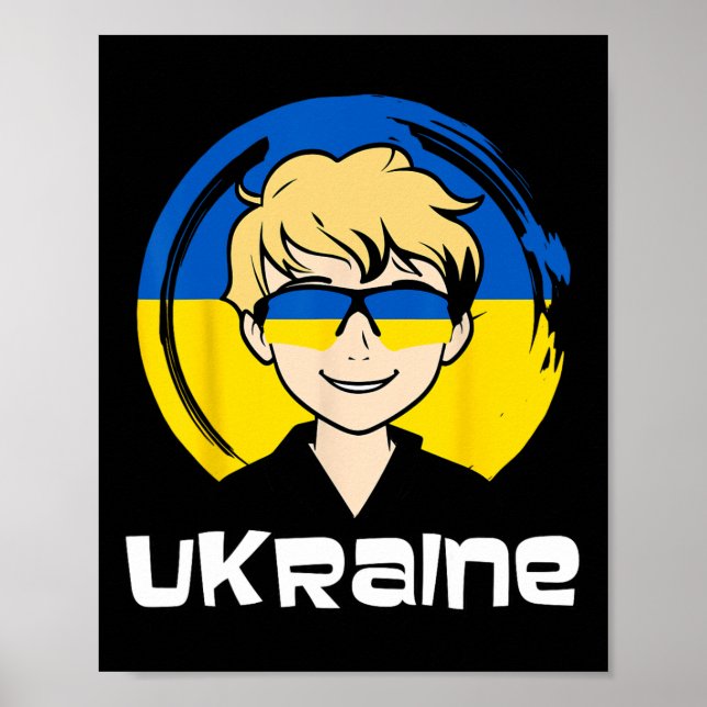 Poster Menino da Ucrânia (Frente)