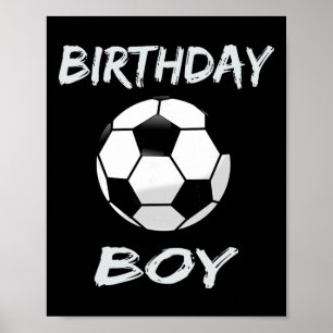 Poster Menino de Aniversário de Futebol, Festa de Anivers