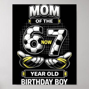 Poster Menino de Aniversário Eu Tinha 6 Agora Tenho 7 Sei