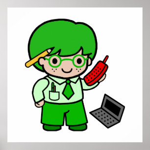 Poster Menino do geek