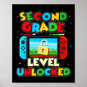 Poster Menino dos Video Games com Ck T desbloqueado para