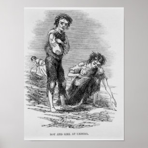 Poster Menino e menina em Cahera