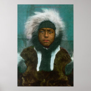 Poster Menino Eskimo nomeado "Menadelook "