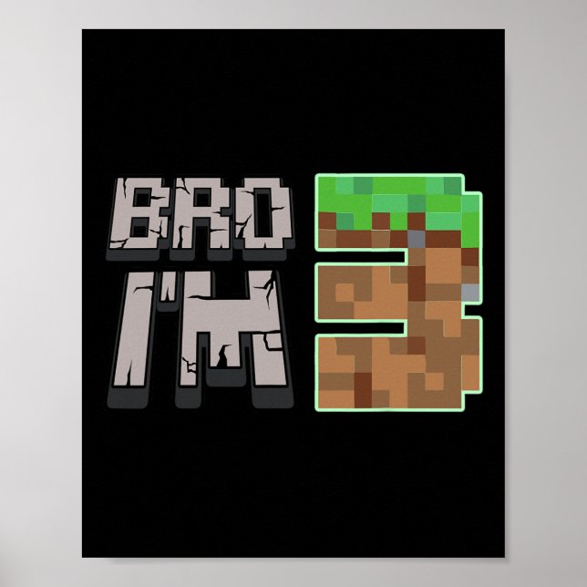 Poster Menino fazendo 3 anos  (Frente)