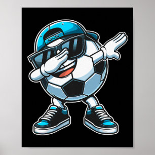 Poster Menino jogador de futebol Dabbing