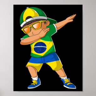 Poster Menino Metade Brasileiro Metade Ucraniano Brasil U