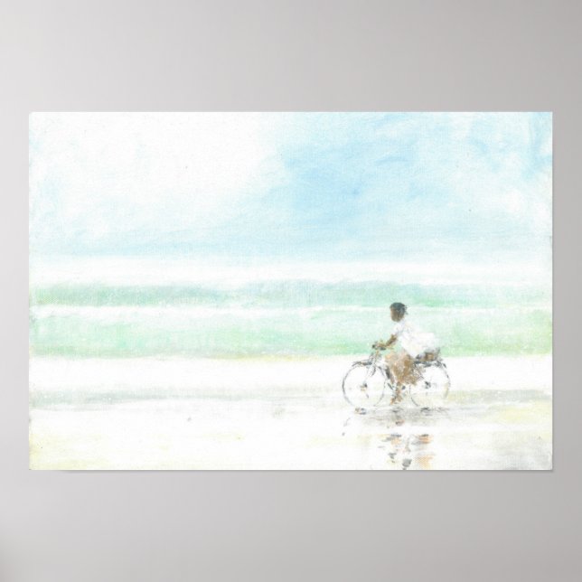 Poster Menino na Bicicleta (Frente)