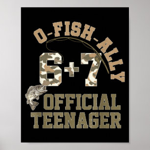 Poster meninos de 13 anos adolescente oficialmente 13 ano