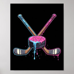 Poster Meninos de Creme de Gelo de Hockey Jovens Crianças
