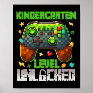 Poster Meninos Nível Jardim de Infância Desbloqueado Ck P