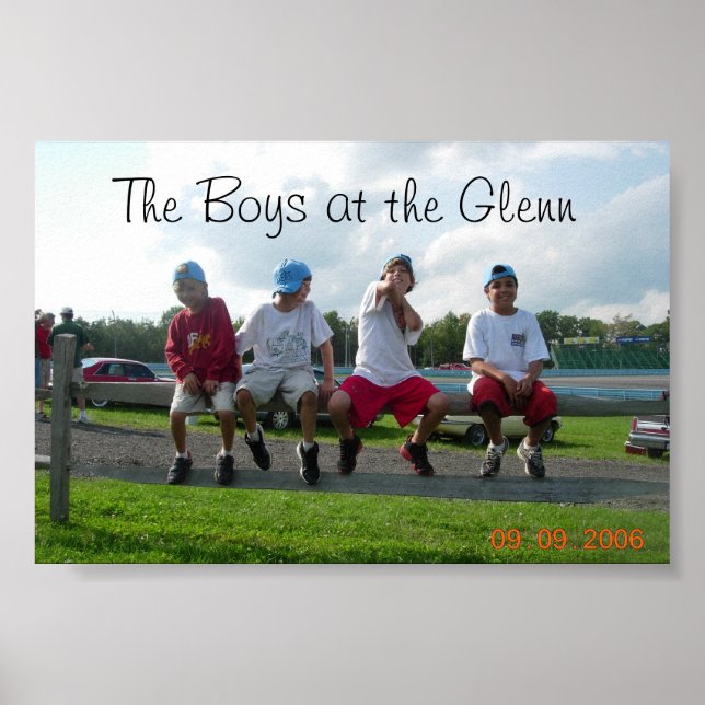 Poster Meninos no Glenn (Frente)
