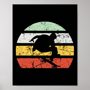 Poster Meninos Patinadores Meninas Skate Retro Skate V