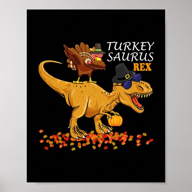Poster Meninos Turcos Saurus T Rex Dino Kids Di (Frente)