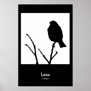 Poster Menos é elegante