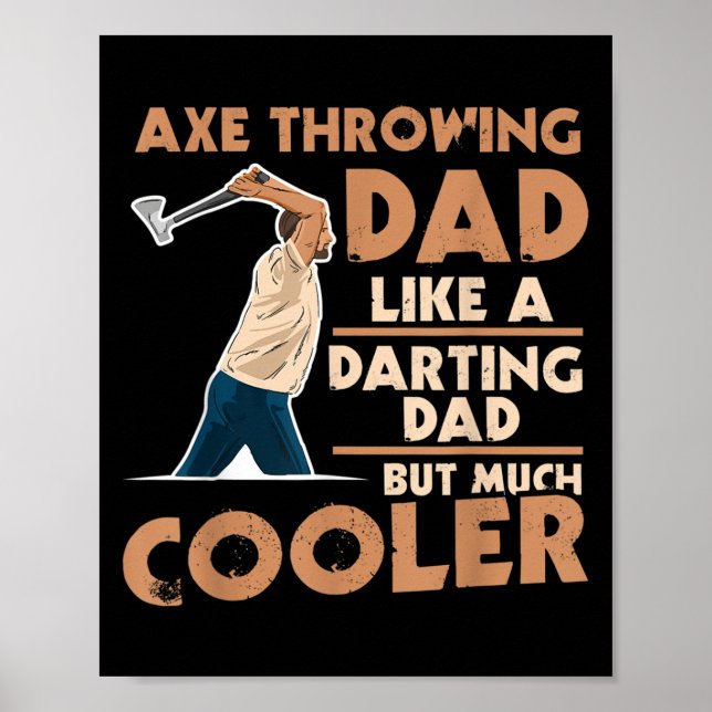 Poster Mens Ax Jogando Cotação Para O Seu Pai Ax (Frente)