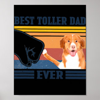 Poster Mens Best Nova Scotia Duck Tolling Retriever Dad