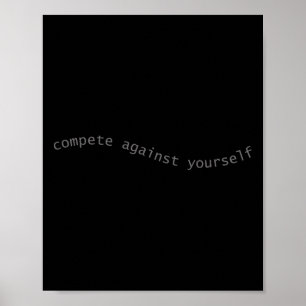 Poster Mens Competem Contra Si Mesma, Cobrir De Bomba De