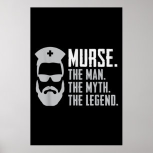 Poster Mens Funny Murse