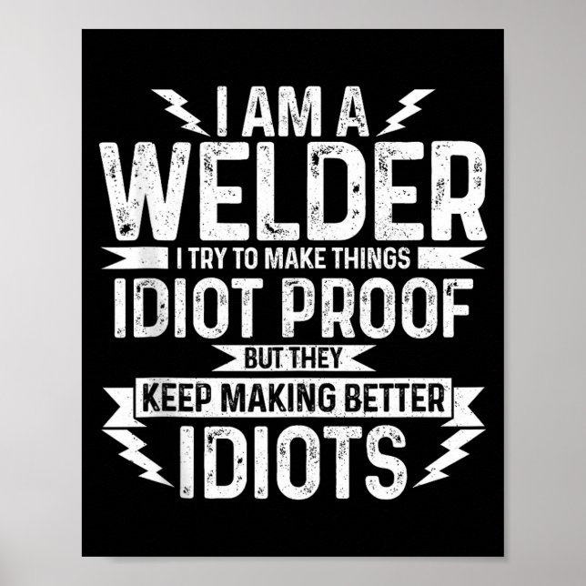 Poster Mens Funny Welder &amp; Apparel Tank Top  (Frente)