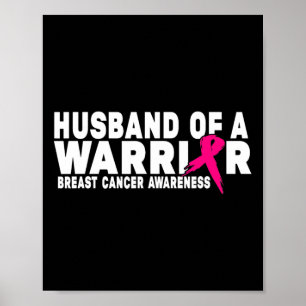 Poster Mens Husbynn De Uma Consciência Do Cancer Da Mama