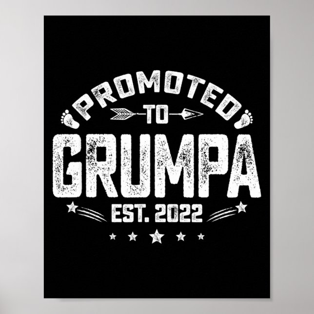 Poster Mens Promoted To Mpa Est 2022 Funny New Mpa  (Frente)