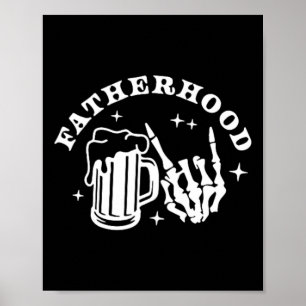 Poster Mens Sobrevivendo À Paternidade Uma Cerveja De Cad