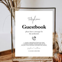 Mensagem de licença de casamento do Guestbook Tele