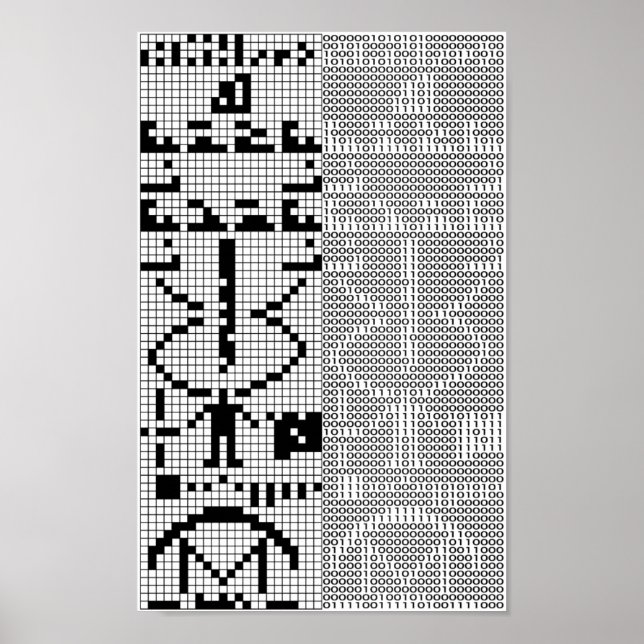 Pôster Mensagem de recepção (Frente)