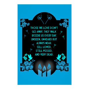 Pôster Mensagem de Suporte de Condolências