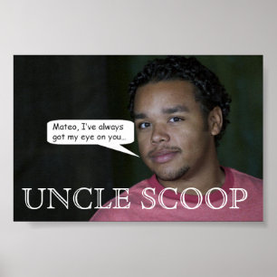 Poster Mensagem do tio Colher a Mateo