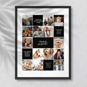 Poster Mensagens Personalizadas de Conforto Inspirador &