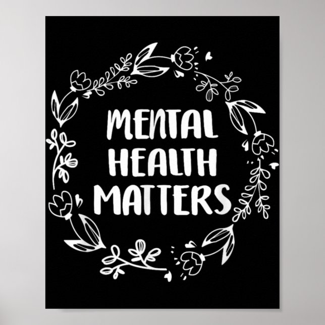 Poster Mental Health S Awareness Suicide Prevention  (Frente)