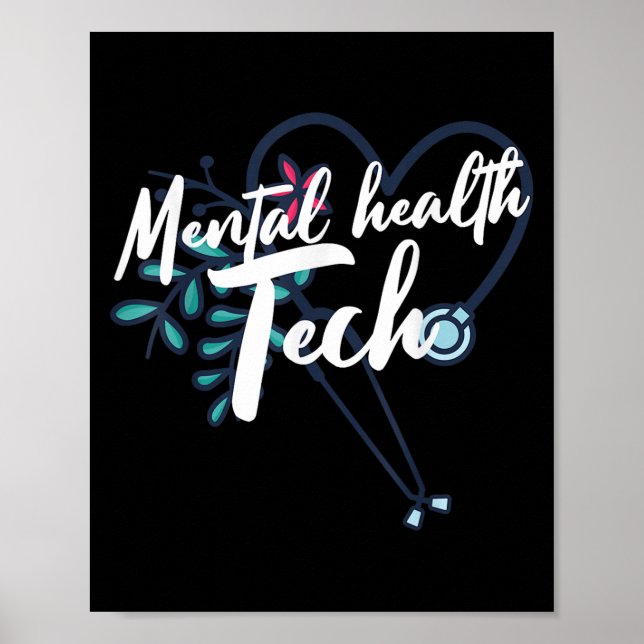 Poster Mental Health Suicide Awareness Month Psychiatric  (Frente)