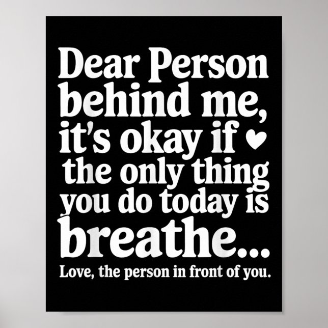 Poster Mental Health Suicide Prevention Awareness Person  (Frente)