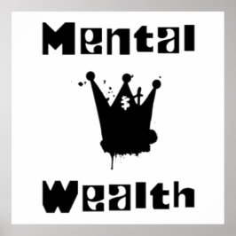Poster mental wealth is mental health