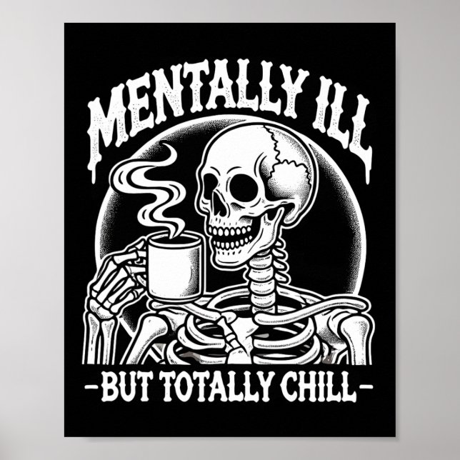Poster Mentalmente Doente, Mas Totalmente Enchido Figurin (Frente)